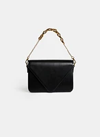 Vegan Leather Envelope Handbag