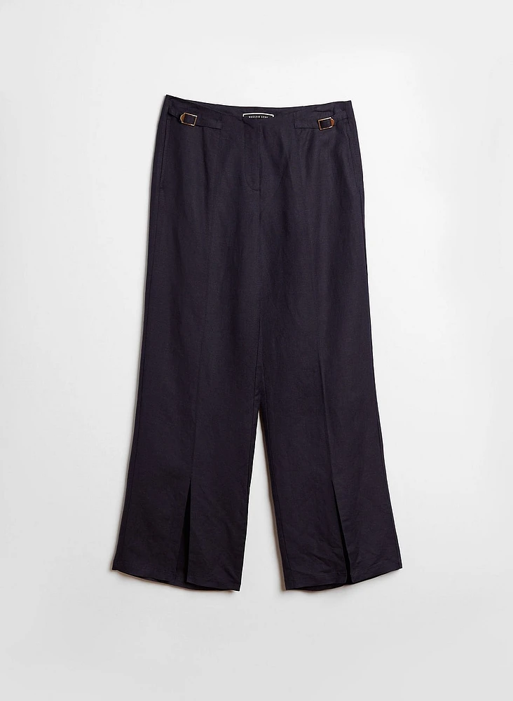 Wide Leg Linen Pants