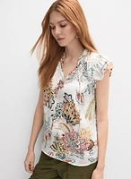 Floral Paisley Blouse