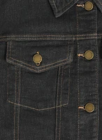Veste en denim boutonnée
