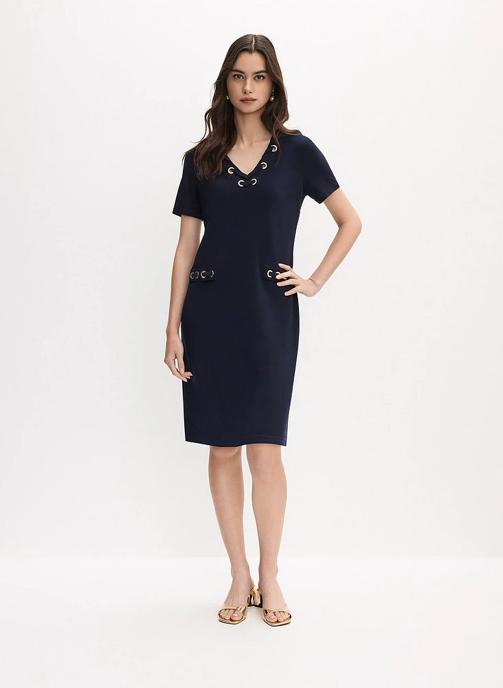 Joseph Ribkoff - Embellished Midi Dress