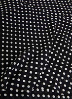Asymmetric Polka Dot Maxi Skirt