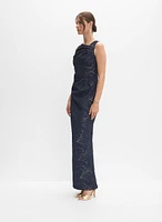 Asymmetrical Neck Dress