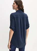 Blouse boutonnée utilitaire