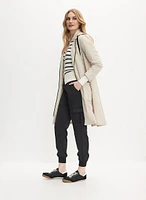 Joseph Ribkoff - Hooded Zip-Front Coat