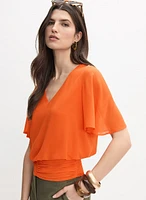 Blouse à manches évasées