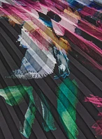 Floral Plissé Dress
