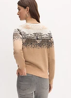 Jacquard Pattern Sweater