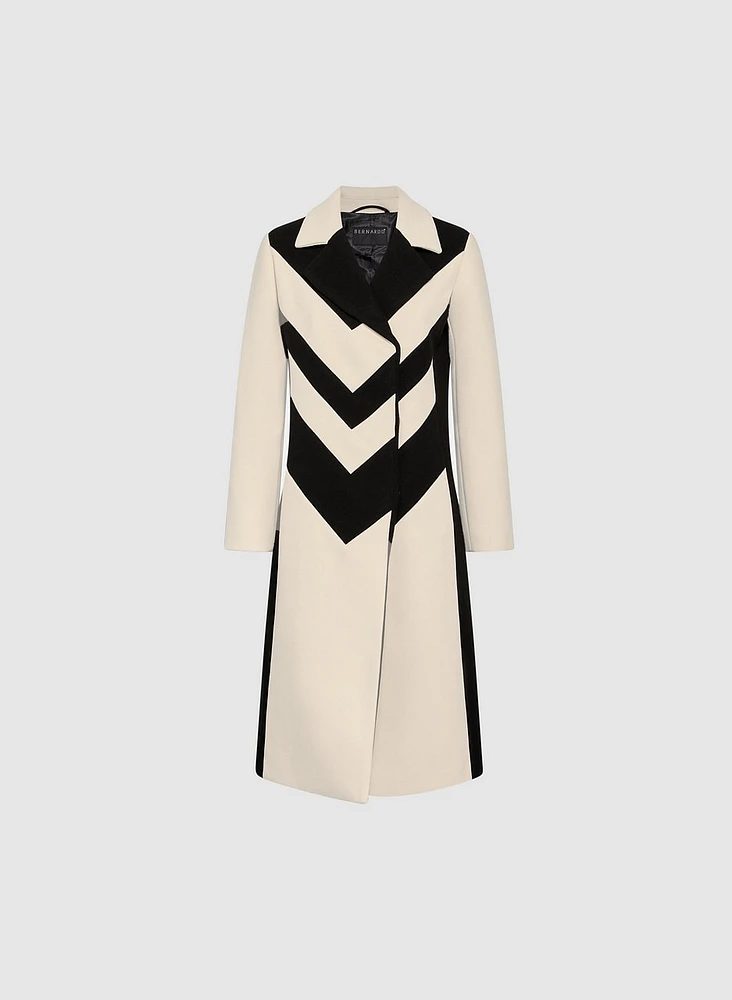 Chevron Front Coat