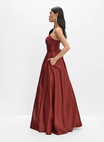 Satin Corset Gown