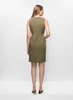 Short Zip-Front Dress