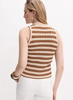 Stripe Knit Tank Top