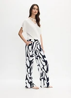 Joseph Ribkoff - Abstract Print Pants