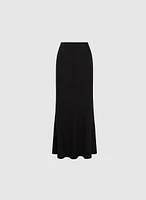 Trumpet Hem Maxi Skirt