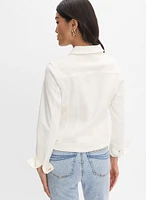 Zip Front Denim Jacket