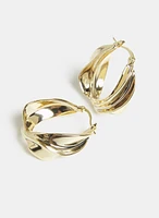 Twist Hoop Earrings