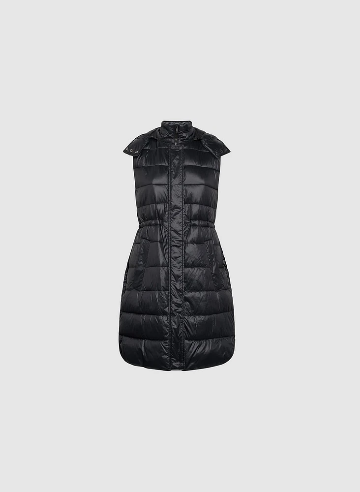 Removable Hood Puffer Vest