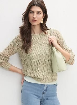 Open Knit Sweater