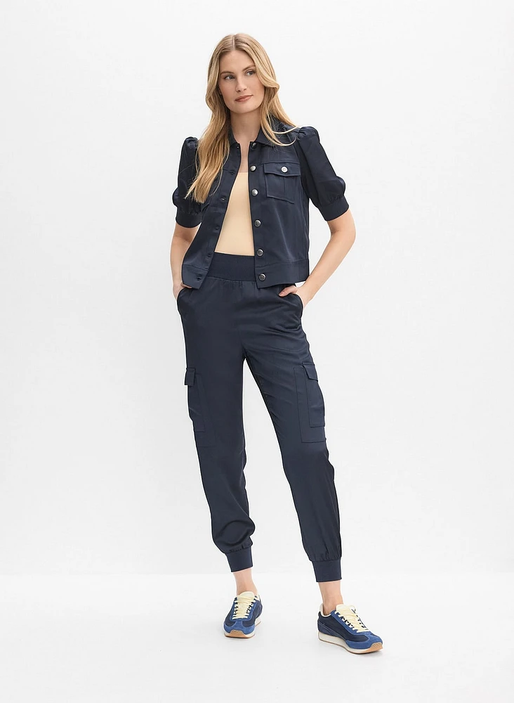 Pantalon cargo à enfiler
