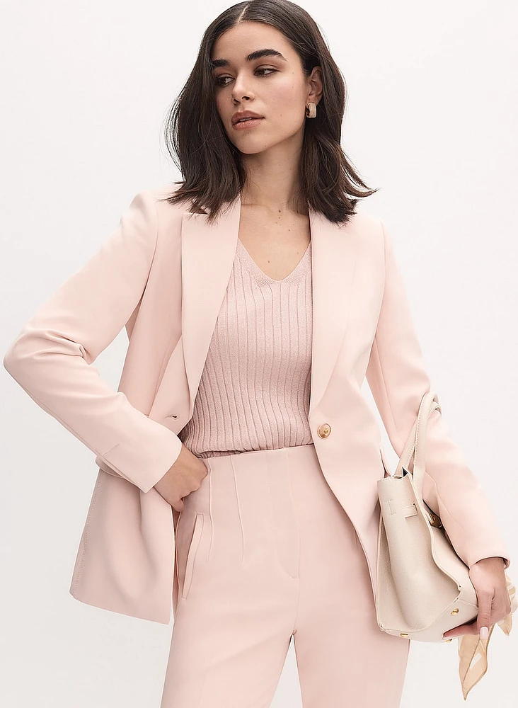 Single-Button Blazer