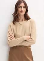 Dolman Sleeve Pullover Sweater