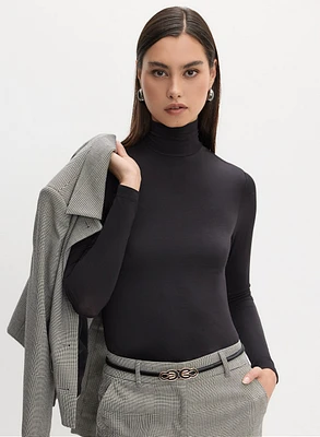 Turtleneck Long Sleeve Top