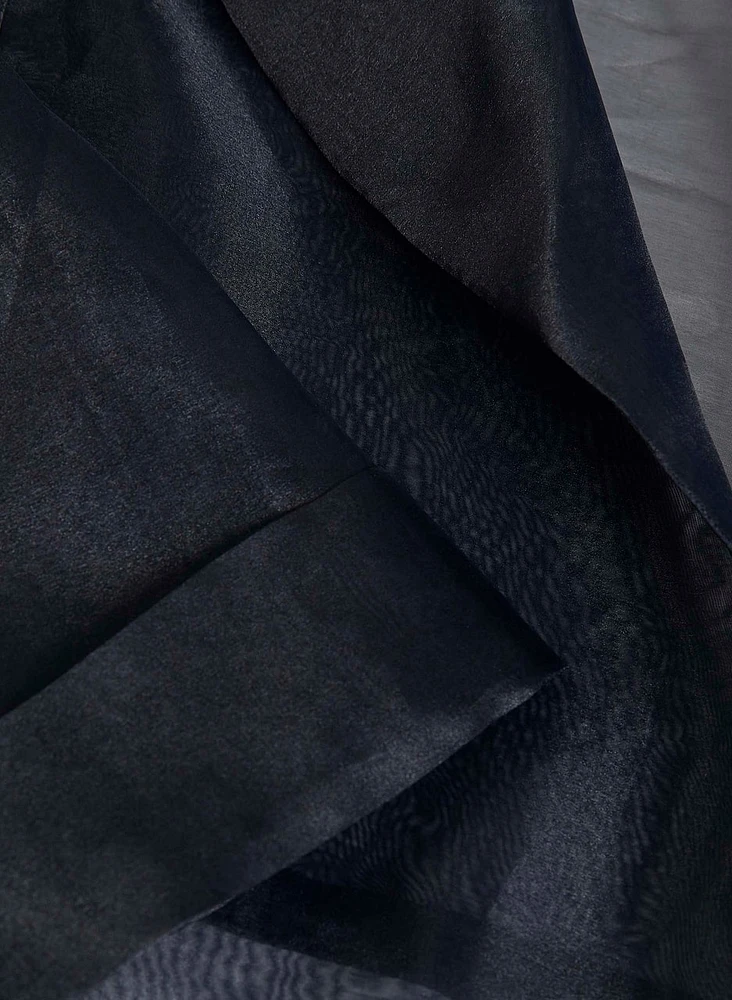 Oversized Tie Detail Bolero