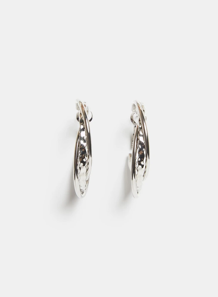 Intertwined Hoop Earrings
