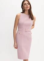 Belted Sheath Dress