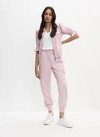Veste à manches coude volants