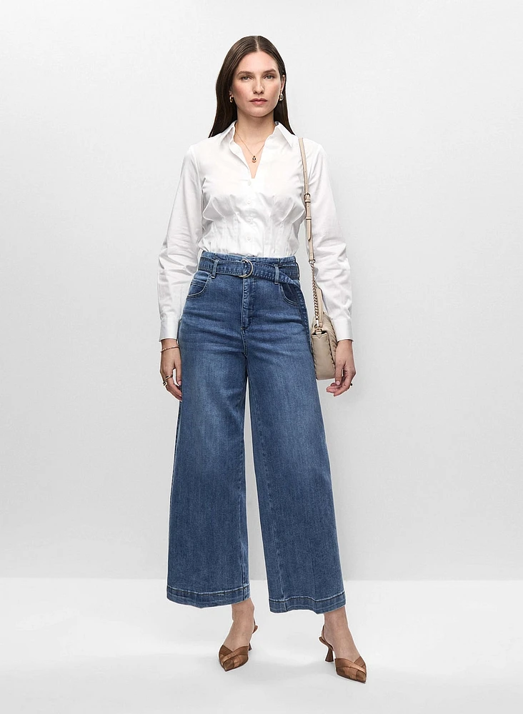 Melanie Lyne Corset Pintuck Blouse | Upper Canada Mall
