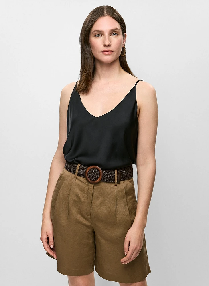 Camisole en satin Essentiels