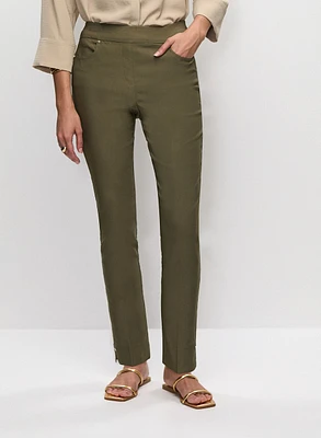 Pull-On Slim Leg Pants