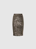 Sequin Pencil Skirt