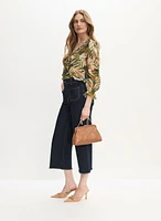 Wide Leg Culotte Jeans