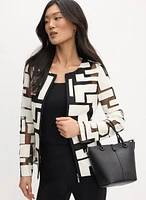 Joseph Ribkoff - Geometric Pattern Jacket