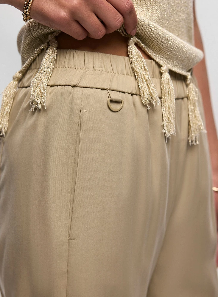 Pantalon habillé à enfiler en tencel