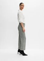 Plaid Giselle Cut Pants