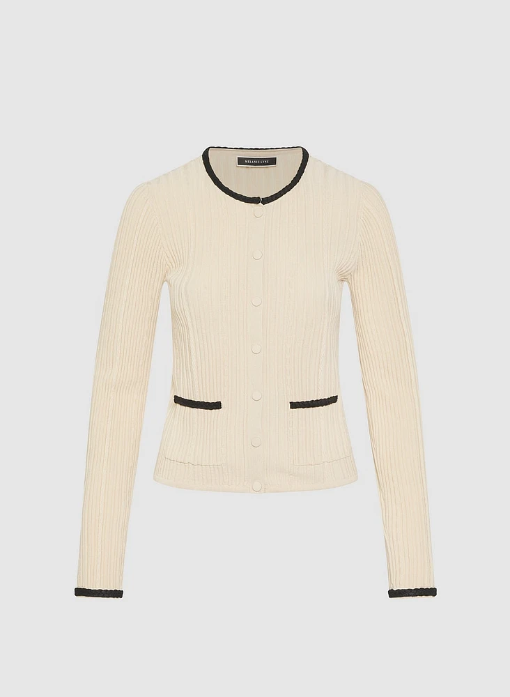 Rib Knit Cardigan
