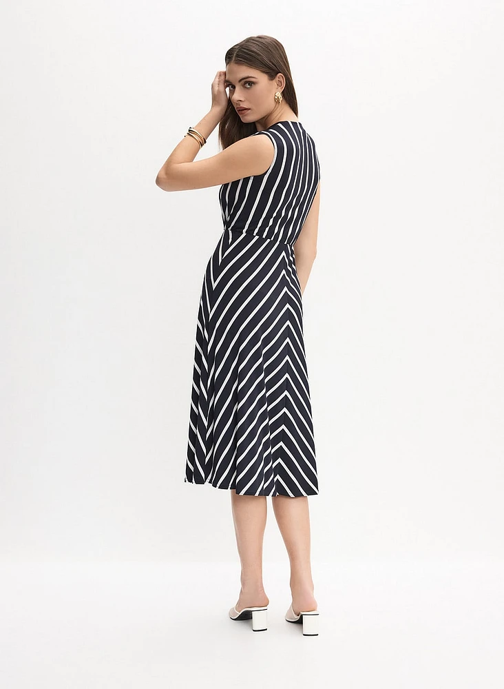 Joseph Ribkoff - Striped Jersey Dress