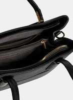 A-Shape Vegan Leather Handbag