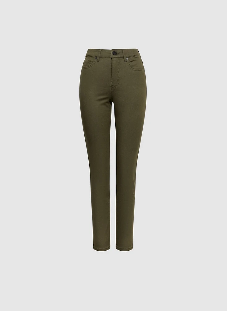 Essential Coated Straight Leg Jeans