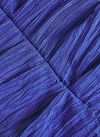 Robe en taffetas texturé