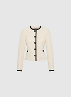 Contrast Trim Jacket