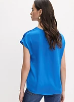 Joseph Ribkoff - Cut-Out Satin Blouse