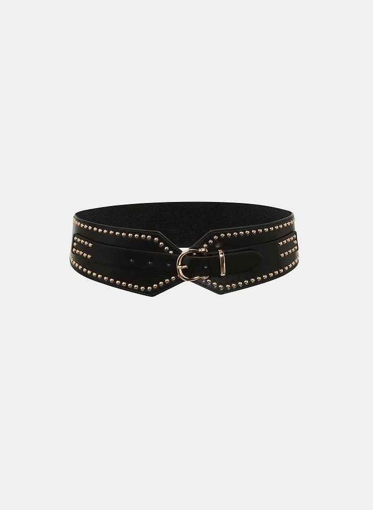 Stud Embellished Belt