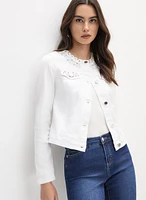 Rhinestone Denim Jacket