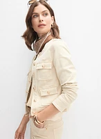Veste en denim à quatre poches