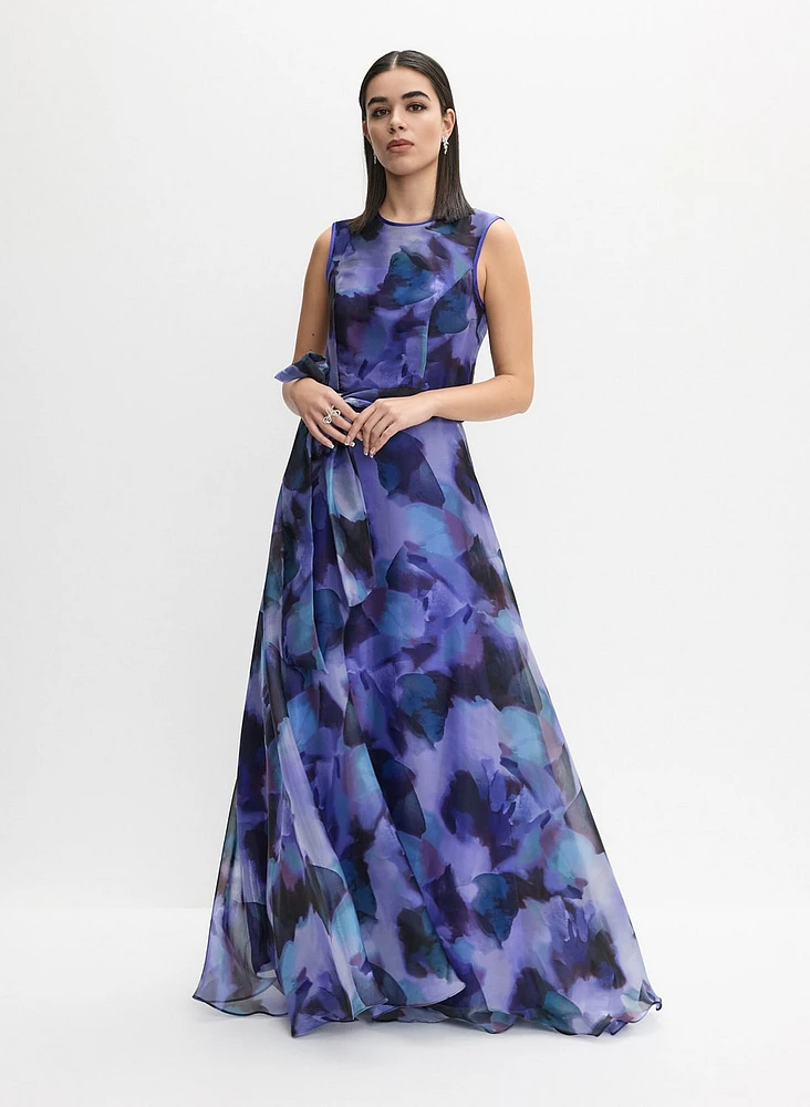 Floral Organza Gown