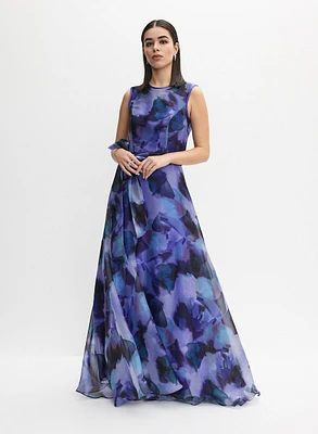 Floral Organza Gown